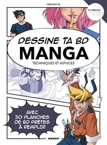 Couverture DESSINE TA BD MANGA ! - Ta Van Huy (Graphic Novel / Album) - ISBN 9782317025747