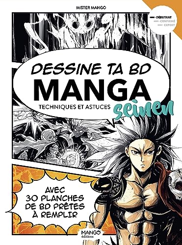 Couverture DESSINE TA BD MANGA SEINEN - Mister Mango (Graphic Novel / Album) - ISBN 9782317032769