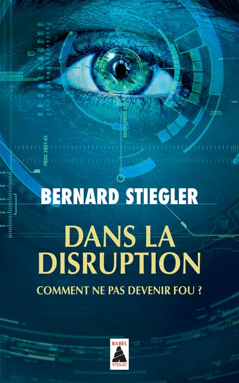 Couverture DANS LA DISRUPTION - Stiegler (Poche) - ISBN 9782330090685