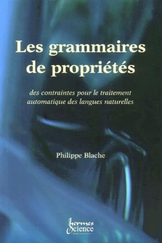 Couverture LES GRAMMAIRES DE PROPRIETES - Blache (Broché) - ISBN 9782746202368