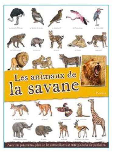 Couverture LES ANIMAUX DE LA SAVANE - Collectif (Broché) - ISBN 9782753067981