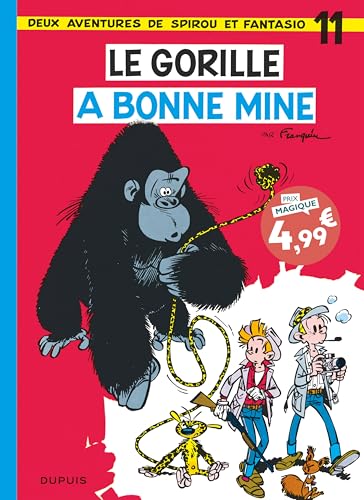 Couverture SPIROU ET FANTASIO - TOME 11 - LE GORILLE A BONNE MINE - Franquin (Poche) - ISBN 9782808514460