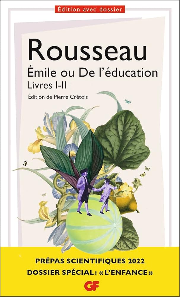 Émile ou De l'éducation, Livres I-II - Prépas scientifiques 2022 cover image
