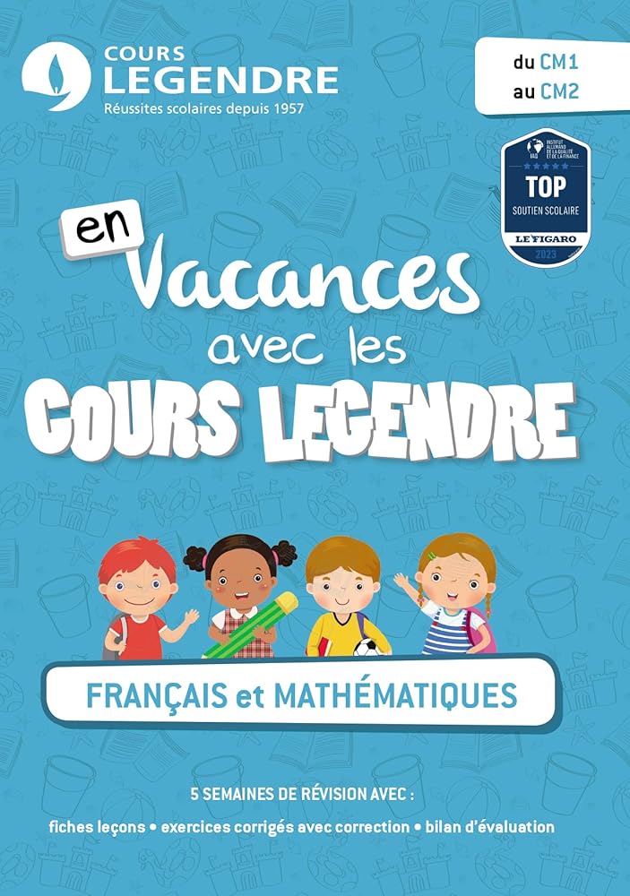 Français et mathématiques du CM1 au CM2 Cahier de vacances du CM1 au CM2 cover image