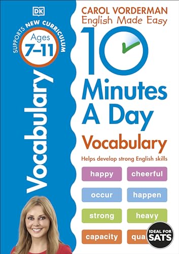 Couverture 10 MINUTES A DAY VOCABULARY AGES 7-11 (KEY STAGE 2) (Mass Market Paperback) - ISBN 9780241183854