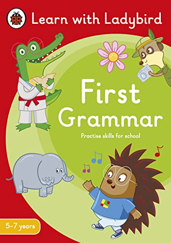 Couverture FIRST GRAMMAR: A LEARN WITH LADYBIRD ACTIVITY BOOK 5-7 YEARS - Ladybird (Mass Market Paperback) - ISBN 97802415154