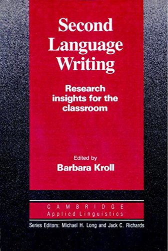Couverture SECOND LANGUAGE WRITING - Kroll (Trade Paperback) - ISBN 9780521387781