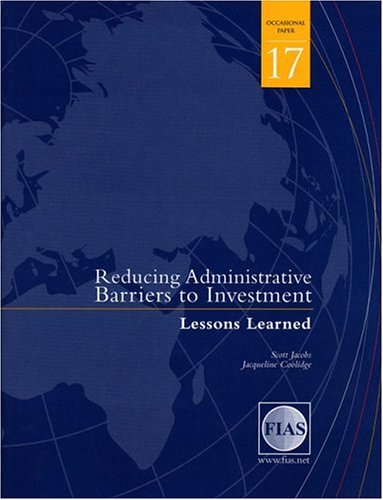 Couverture REDUCING ADMINISTRATIVE BARRIERS TO INVESTMENT - Learned (Mass Market Paperback) - ISBN 9780821364949