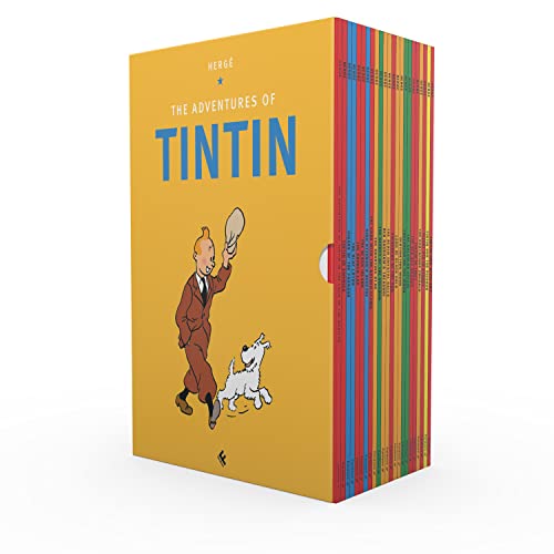 Couverture THE ADVENTURES OF TINTIN BY HERG?: 90TH ANNIVERSARY 23 BOOKS BOX SET - AGES 7+ - Herge (Box Set) - ISBN 9781405294
