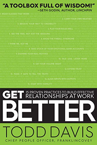 Couverture GET BETTER TR - Todd Davis (Trade Paperback) - ISBN 9781471171086