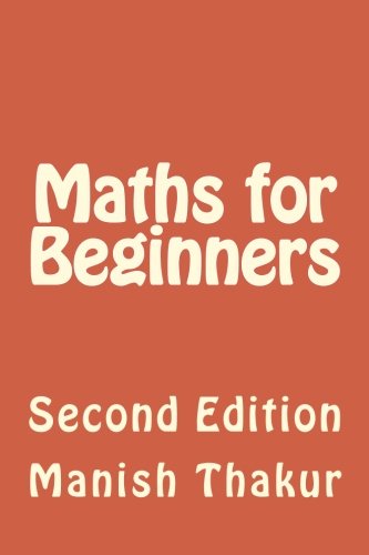 Couverture MATHS FOR BEGINNERS - Thakur (Mass Market Paperback) - ISBN 9781512108620