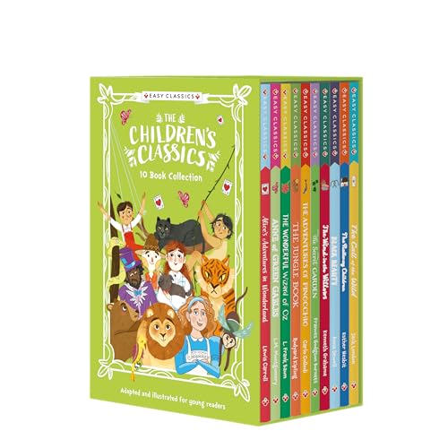 Couverture THE CHILDREN’S EASY CLASSICS COLLECTION 10 BOOKS BOX SET - AGES 7-9 (Box Set) - ISBN 9781802633696