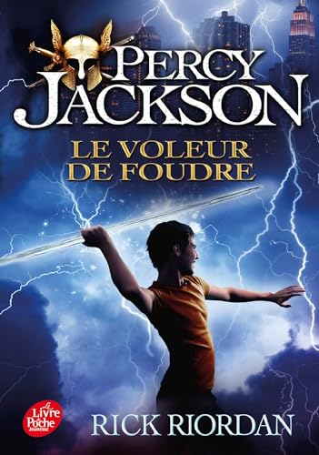 Couverture PERCY JACKSON T1 - Pracontal Riordan (Mass Market Paperback) - ISBN 9782019109950