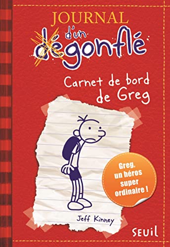 Couverture JOURNAL D'UN DEGONFLE - TOME 1 - CARNET DE BORD DE GREG HEFFLEY - Kinney Jeff (Poche) - ISBN 9782021011968