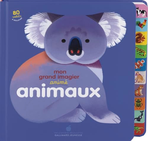 Couverture MON GRAND IMAGIER ANIME ANIMAUX - Collectif (Broché) - ISBN 9782075220262