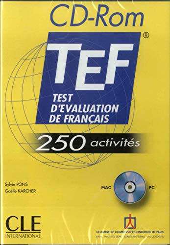 Couverture TEF TEST D'EVALUATION DE FRANCAIS 250 ACTIVITES - Karcher Pons (Broché) - ISBN 9782090323146