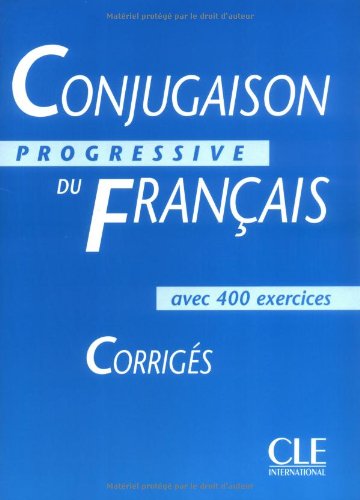 Couverture CONJUGAISON PROGRESSIVE DU FRANCAIS CORRIGES - Boulares (Poche) - ISBN 9782090338829