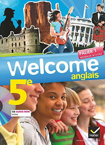 Couverture WELCOME ANGLAIS 5° ED 2012 MANUEL + CD GF (Broché) - ISBN 9782218958045
