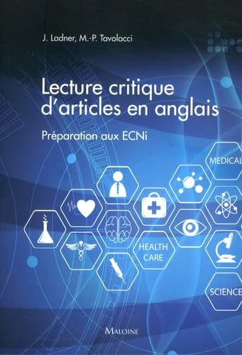 Couverture LECTURE CRITIQUE D'ARTICLES EN ANGLAIS - Tavolacci Ladner (Broché) - ISBN 9782224034146