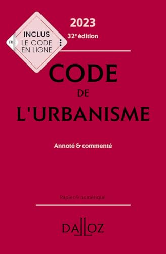 Couverture CODE DE L'URBANISME 2023 (Broché) - ISBN 9782247220496