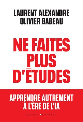 Couverture NE FAITES PLUS D'ETUDES - Alexandre (Broché) - ISBN 9782283042496