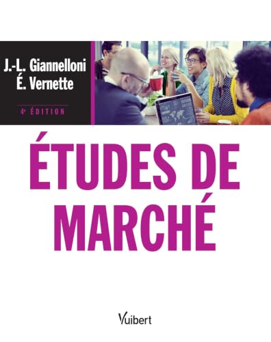 Couverture ETUDES DE MARCHE 4E EDT - Giannelloni (Broché) - ISBN 9782311401486