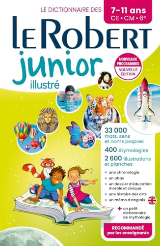 Couverture LE ROBERT JUNIOR ILLUSTRE (Broché) - ISBN 9782321019893