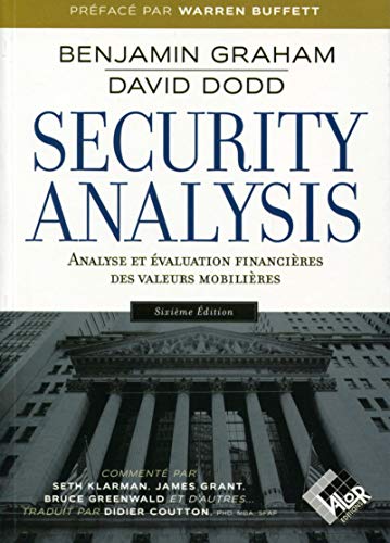 Couverture SECURITY ANALYSIS - Graham & Dodd (Trade Paperback) - ISBN 9782361170059