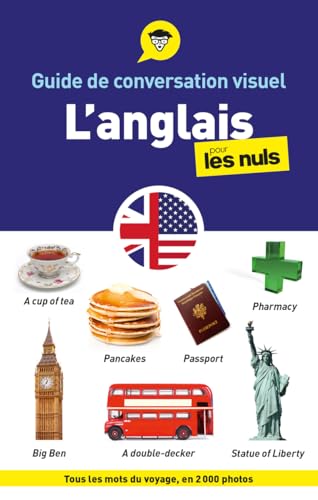 Couverture GUIDE DE CONVERSATION VISUEL ANGLAIS POUR LES NULS, 2E ED - Collectif (Poche) - ISBN 9782412100943