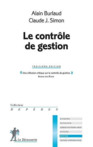 Couverture LE CONTROLE DE GESTION 3°ED. (Poche) - ISBN 9782707175359