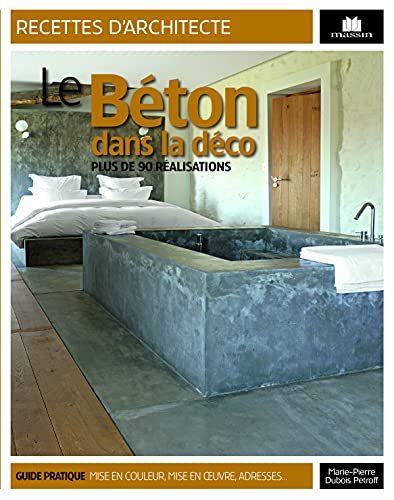 Couverture LE BETON DANS LA DECO - Petroff (Broché) - ISBN 9782707207142