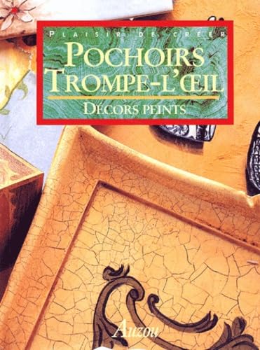 Couverture POCHOIRS TROMPE-L'OEIL (Broché) - ISBN 9782733806623