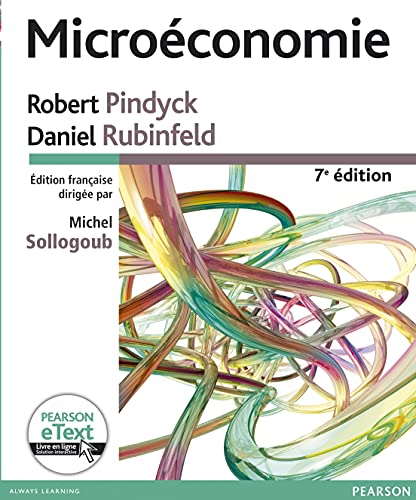 Couverture MICROECONOMIE - Rubinfeld Pindyck (Trade Paperback) - ISBN 9782744075100