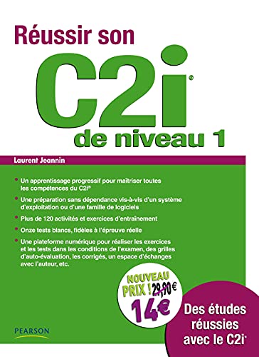 Couverture REUSSIR C2I DE NIVEAU 1 - Jeannin (Poche) - ISBN 9782744076619