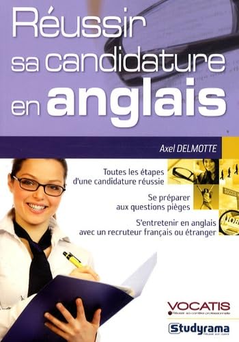 Couverture REUSSIR SA CANDIDATURE EN ANGLAIS - Delmotte (Broché) - ISBN 9782759008094
