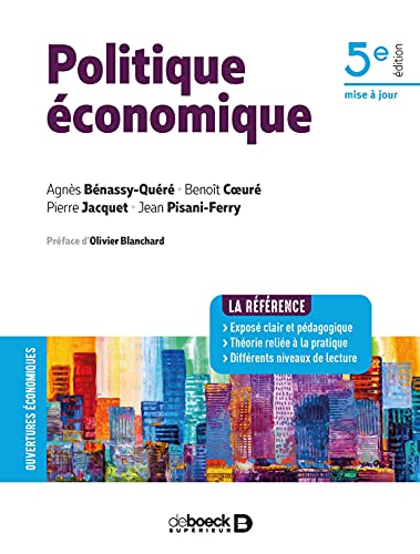 Couverture POLITIQUE ECONOMIQUE (Trade Paperback) - ISBN 9782807328815