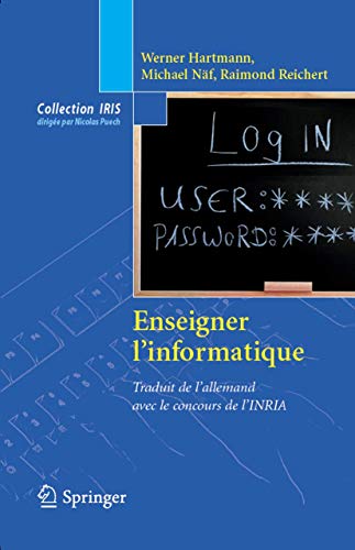 Couverture ENSEIGNER L'INFORMATIQUE - Hartmann (Broché) - ISBN 9782817802619