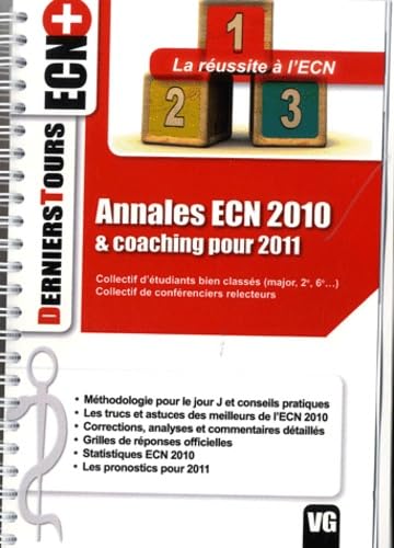 Couverture DOSSIERS TOURS ECN+ ANNALES ECN 2010 & COACHING POUR 2011 (Poche) - ISBN 9782818302316