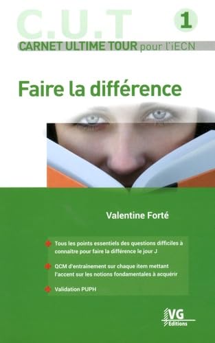 Couverture CARNET ULTIME FAIRE LA DIFFERENCE (Poche) - ISBN 9782818316665