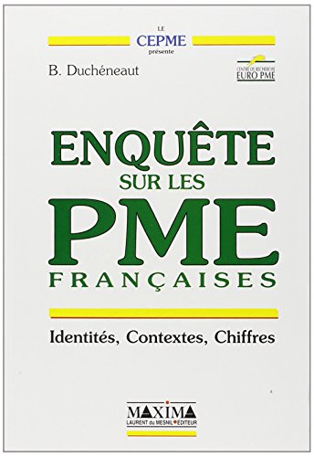 Couverture ENQUETE SUR LES PME FRANCAISES - Ducheneant (Broché) - ISBN 9782840010661