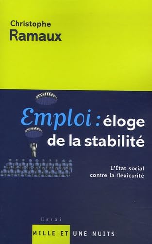 Couverture EMPLOI: ELOGE DE LA STABILITE - Ramaux (Broché) - ISBN 9782842059606