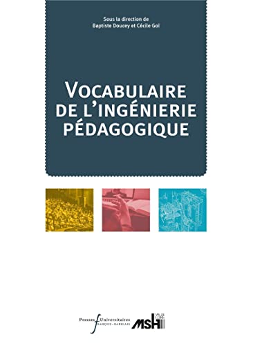 Couverture VOCABULAIRE DE L'INGENIERIE PEDAGOGIQUE - Goi Doucey (Broché) - ISBN 9782869068926