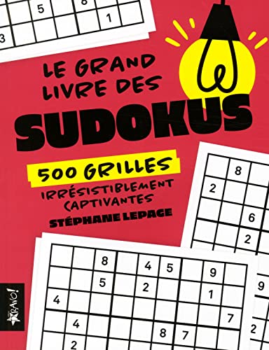 Couverture LE GRAND LIVRE DES SUDOKUS - Lepace (Broché) - ISBN 9782896704699