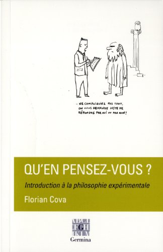 Couverture QU'EN PENSEZ-VOUS? - Cova (Broché) - ISBN 9782917285268
