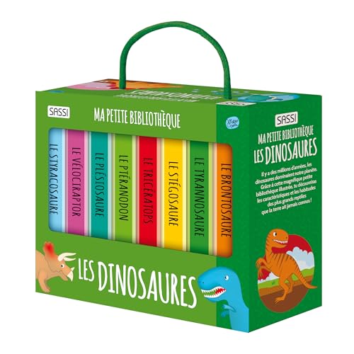 Couverture MA PETITE BIBLIOTHEQUE LES DINOSAURES (Broché) - ISBN 9788868604844