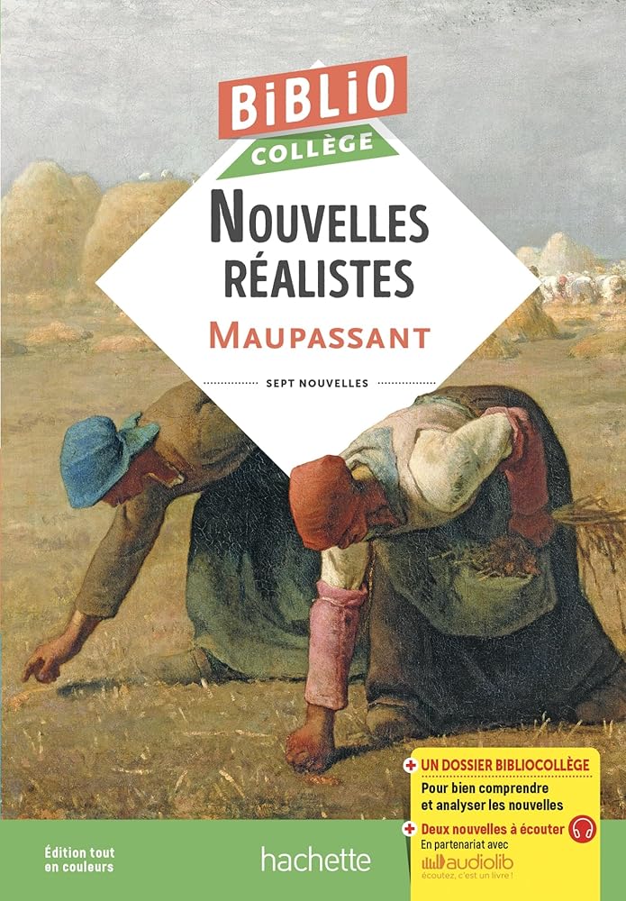 Bibliocollège - Nouvelles réalistes, Maupassant cover image