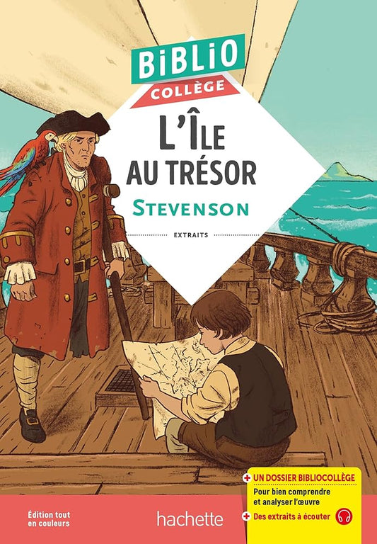 Bibliocollège - L'île au trésor, Stevenson cover image
