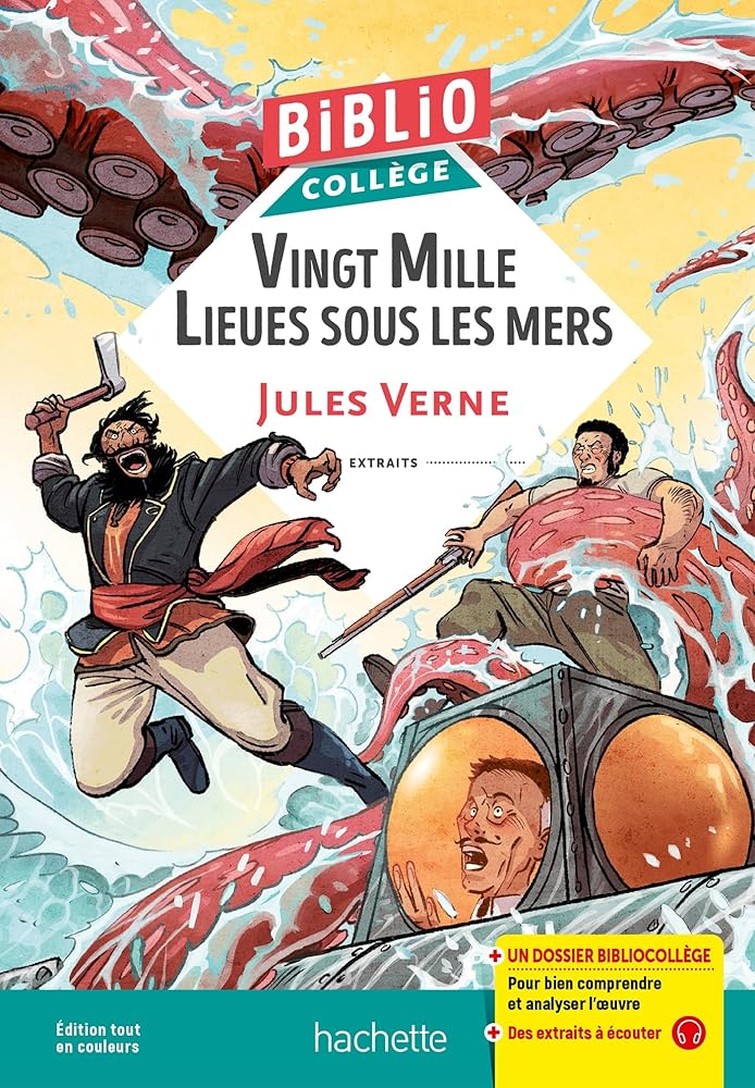 BiblioCollège - Vingt mille lieues sous les mers, Verne cover image