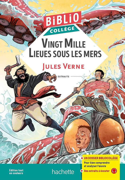 BiblioCollège - Vingt mille lieues sous les mers, Verne cover image