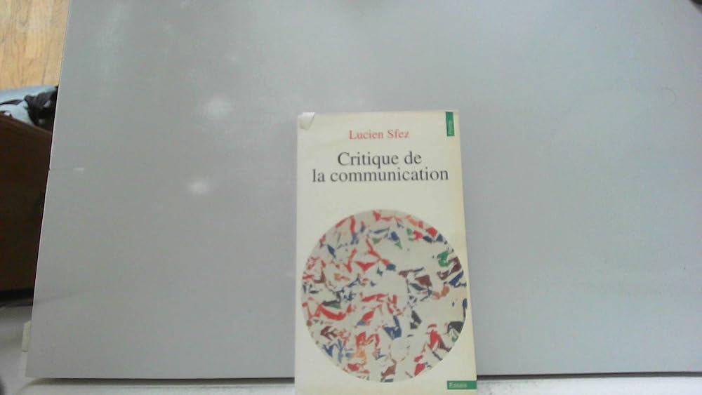 Critique de la communication cover image